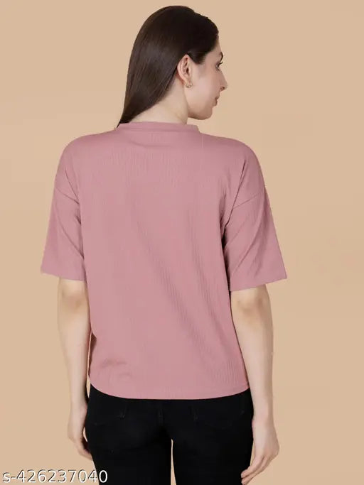 Green Oversized T-Shirts for Women & Girls | Stylish Women's T-Shirts | Printed Tops & Half Sleeve T-Shirts for Women & Girls | Casual & Comfortable Fit | Women T-shirt